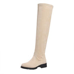 Women's Suede Over-the-Knee Boots 40238816C