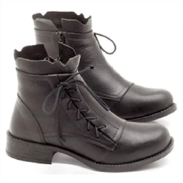 Women's Lace-Up Chunky-Heel Ankle Boots 91171408C