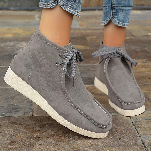 Women's High-Top Lace-Up Casual Shoes 89023456C