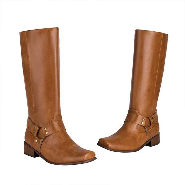 Women's Belted Knee-High Chelsea Boots 58749718C