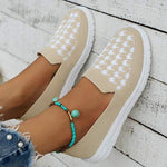 Women's Fabric Slip On Flat Casual Shoes 50121077C