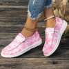 Women's Casual Multicolor Heart Flat Canvas Shoes 32246493S