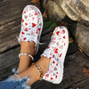 Women's Casual Multicolor Heart Flat Canvas Shoes 32246493S