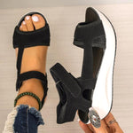 Women's Casual Sports Shoes Velcro Wedge Sandals 70032127S