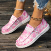 Women's Casual Multicolor Heart Flat Canvas Shoes 32246493S