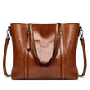 Women'S Vintage Soft Leather Large Capacity Tote 33773863C