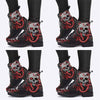 Women'S Skull Print Lace-Up Martin Boots 20933608C