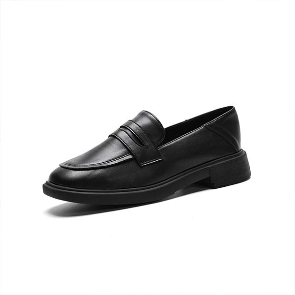 Women'S Black Slip-On Loafers 03771359