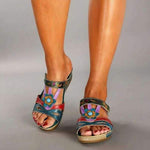 Women'S Vintage Flower Sandals 69165215C