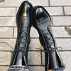 Women'S Paneled Lace-Up Short Martin Boots Biker Boots 67071946