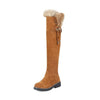 Women'S Fleece Over The Knee Boots 41687846C