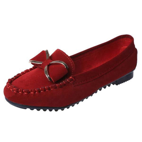 Women'S Soft Sole Bow Driving Flats 99346741