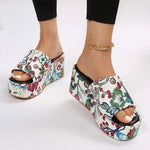 Women'S Printed Platform Sandals And Slippers 83666357C