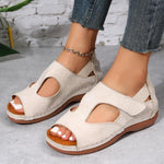 Women's Breathable Fish Mouth Wedge Open Toe Sandals 37747419C