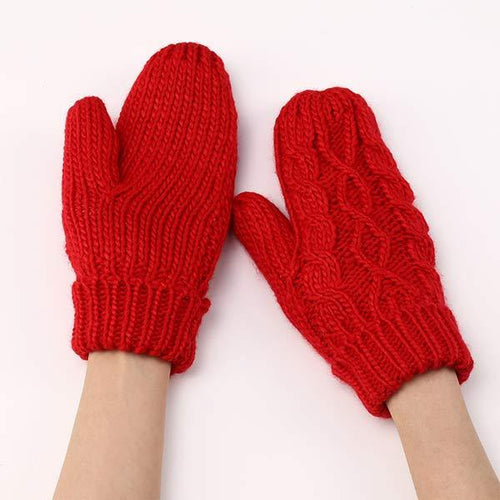 Women'S Handbag Warm Woolen Gloves 49808755C