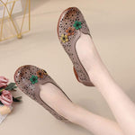 Women's Flat Casual Tendon Sole Ethnic Style Hollow Sandals 89851063C