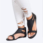 Women'S Fashion Retro Flat Stud Sandals 54242764C