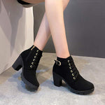 Women'S High Heel Chunky Platform Ankle Boots 79176085C