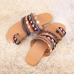 Women'S Bohemian Slip-On Sandals 09642727C