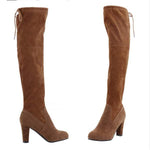 Women'S High Heel Pointed Toe Over The Knee Boots 09849380C
