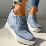 Women'S Solid Color Casual Shoes Inner Heightening Sneakers 35985129C