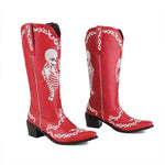 Women'S Embroidered High Block Heel Western Cowboy Boots 70475337C