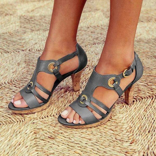 Women'S Vintage High Heel Sandals 11069547C