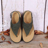 Women'S Vintage Thong Wedge Sandals 60138775C