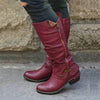 Women'S Vintage Medium Round Toe Chunky Heel Martin Boots 57493117C