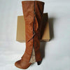 Women'S Vintage High Heel Chunky Heel Boots 73064449C