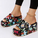 Women'S Printed Platform Sandals And Slippers 83666357C