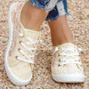 Women'S Flat Lace Fashion Casual Shoes 18391505C