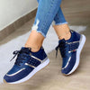 Women's Colorblock Lace-Up Casual Sneakers 35135645C