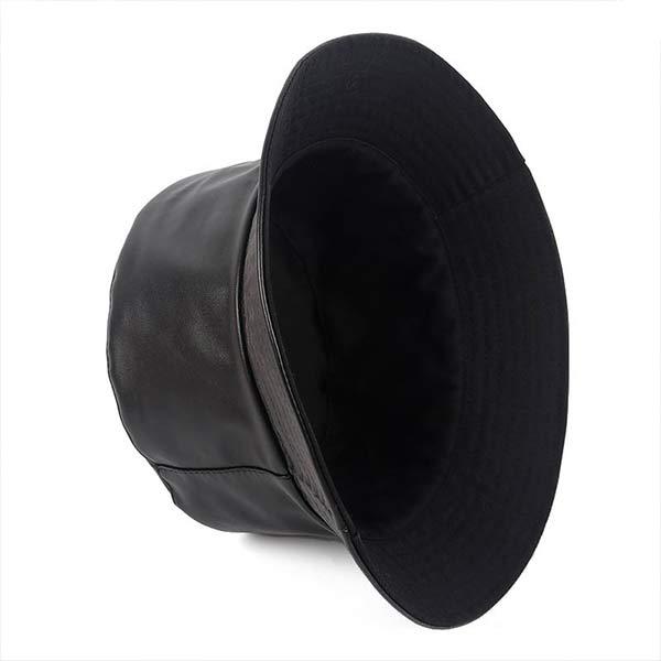 Reversible Black Sunshade Bucket Hat 51020477C