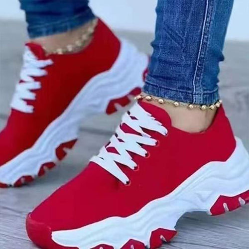 Women'S Lace-Up Casual Sneakers 55987850C