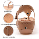 Women'S Massage Grain Wear-Resistant Non-Slip Tendon Thick-Soled Slippers 89307066C