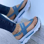 Women'S Wedge Flip Flop Sandals 13538834C