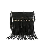 Women'S Studded Fringe Shoulder Bag 91609645C