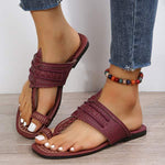 Women'S Flip Flops Flat Sandals 44513943C