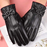 Women'S Fleece Thickened Thermal Touchscreen Gloves 95213435C