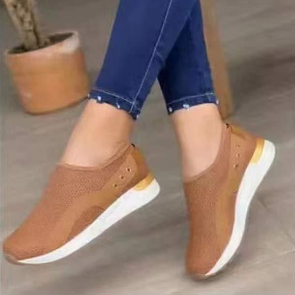 Women'S Round Toe Flat Slip-On Sports Casual Shoes 76496015C