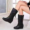 Women'S Round Toe Wedge Boots 04330706