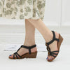 Women'S Wedge Casual Soft Sole Vintage Roman Sandals 73039905C