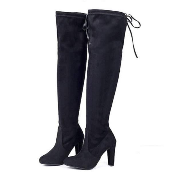 Women'S High Heel Pointed Toe Over The Knee Boots 09849380C