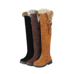 Women'S Fleece Over The Knee Boots 41687846C