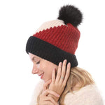 Women'S Rolled Edge Warm Knit Hat 84868769C