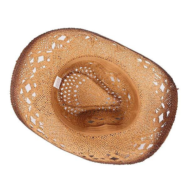 Cutout Breathable Western Cowboy Hat 51679175C