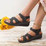 Women'S Fish Toe Casual Velcro Sandals 09630481C