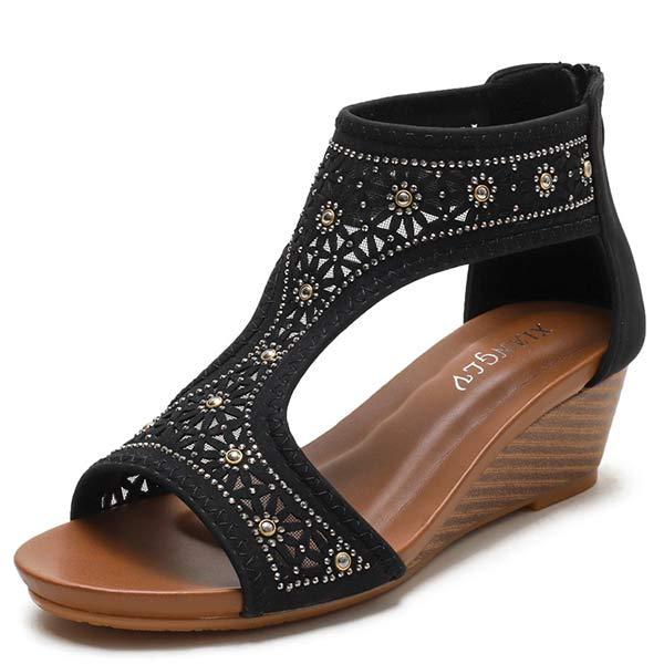 Women'S Wedge Casual Soft Bohemian Sandals 29309330C