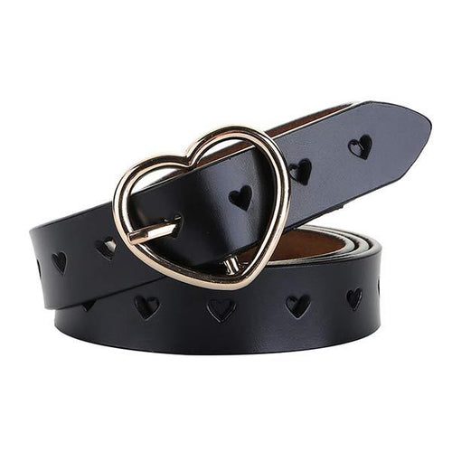 Women'S Heart Cutout Decorative Belt 14152165C